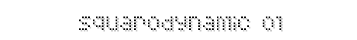 Squarodynamic 01 font